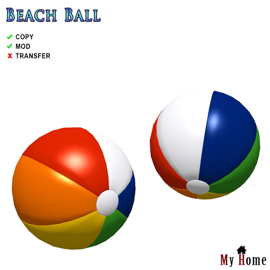 Second Life Marketplace [My Home] Beach Ball